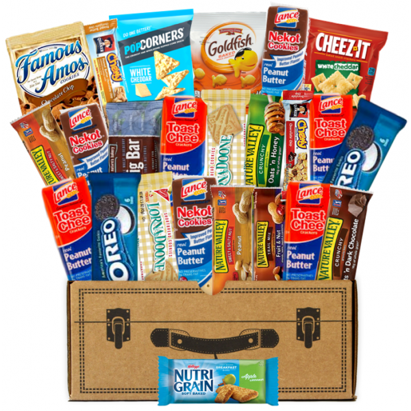 Bags, Bars, Cookies & Crackers (24 Count) - All Sent to One Location